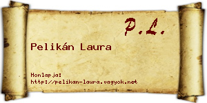 Pelikán Laura névjegykártya